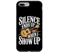 Silence Ends Up When I Show Up Ukulele Music Case for iPhone 7 Plus/8 Plus