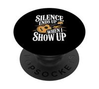 Silence Ends Up When I Show Up Ukulele Music PopSockets Adhesive PopGrip