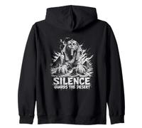 Silence Guards The Desert Sphinx Egypt Pyramids Zip Hoodie