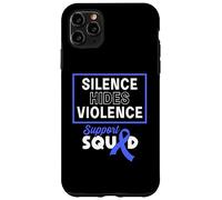 Silence Hides Violence Child Abuse Prevention Support Squad Case for iPhone 11 Pro Max