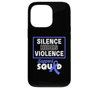 Silence Hides Violence Child Abuse Prevention Support Squad Case for iPhone 13 Pro
