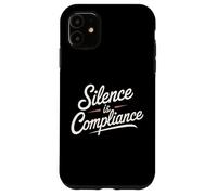 Silence is Compliance Stop Racists Anti Trump Vance Case for iPhone 11
