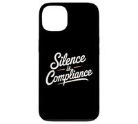 Silence is Compliance Stop Racists Anti Trump Vance Case for iPhone 13