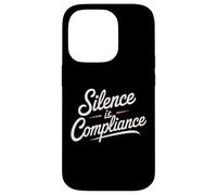 Silence is Compliance Stop Racists Anti Trump Vance Case for iPhone 14 Pro