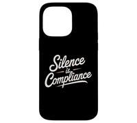 Silence is Compliance Stop Racists Anti Trump Vance Case for iPhone 14 Pro Max