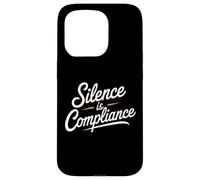 Silence is Compliance Stop Racists Anti Trump Vance Case for iPhone 15 Pro