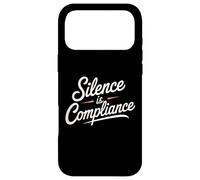 Silence is Compliance Stop Racists Anti Trump Vance Case for iPhone 17 Pro Max