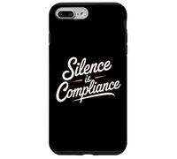 Silence is Compliance Stop Racists Anti Trump Vance Case for iPhone 7 Plus/8 Plus