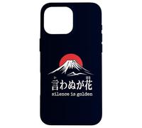 Silence is Golden Japanese Proverb Zen Wisdom Case for iPhone 16 Pro Max
