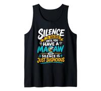 Silence is Golden Until You Have a Macaw Parrot Macaw Tank Top