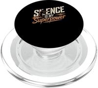 Silence Is My Superpower Hunting PopSockets PopGrip for MagSafe