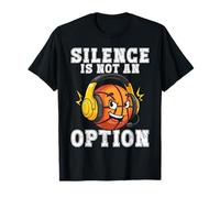 Silence Is Not an Option Sportscaster Radio Announcer T-Shirt