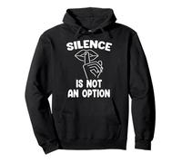 Silence is not an option. Women's Right To Vote Suffrage Pullover Hoodie