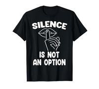 Silence is not an option. Women's Right To Vote Suffrage T-Shirt
