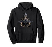 Silence Is Power Spartan Warrior Design Pullover Hoodie
