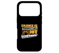 Silence Is Terrifying Hit Something Funny Drumming A Drummer Case for iPhone 17 Pro