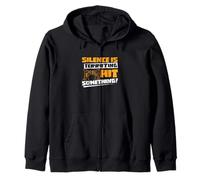 Silence Is Terrifying Hit Something Funny Drumming A Drummer Zip Hoodie
