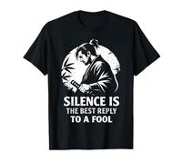 Silence is The Best Reply Japanese Warrior Wisdom T-Shirt