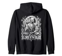 Silence Is The Blade Empty Mind Zip Hoodie