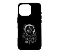 Silence Is The Blade Samurai Monk Zen Warrior Case for iPhone 16 Pro