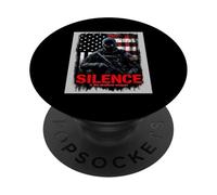 SILENCE Is The Deadless Weapon Tactical Military PopSockets Adhesive PopGrip