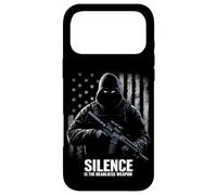 SILENCE IS THE DEADLIEST WEAPON Tactical Vector Case for iPhone 17 Pro Max