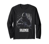 Silence is THE Deadliest Weapon Tactical Vector Long Sleeve T-Shirt