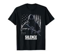 Silence is THE Deadliest Weapon Tactical Vector T-Shirt
