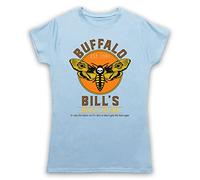 Silence Lambs Buffalo Bill's Body Lotion Parody Womens T-Shirt, Sky Blue, Large