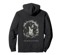 Silence Of Speed Horse Rider Moody Equestrian Design Pullover Hoodie