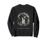 Silence Of Speed Horse Rider Moody Equestrian Design Sweatshirt