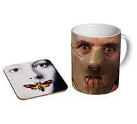 Silence Of The Lambs Ceramic Coffee MUG + Coaster Gift Set …