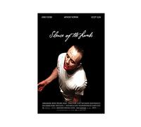Silence of The Lambs Clas Sic Movie Cover Poster Canvas Poster Wall Art Decor Print Picture Paintings for Living Room Bedroom Decoration Unframe-style 12x18inch(30x45cm)