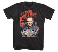 Silence of The Lambs Men's T-Shirt Cereal Killer Hannibal Lecter 1991 Horror MOV BlackXX-Large