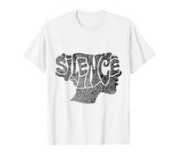 Silence The Hate Retro Aesthetic Anti-Bullying T-Shirt