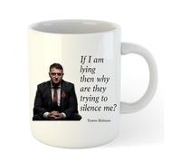 Silenced | Hilarious Rude Gift Idea | Cup Tea Coffee | 11oz White Mug