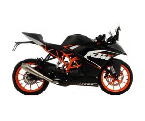 Silencer LeoVince GP STYLE, stainless steel, ECE approved for KTM RC 125