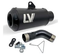 15239FB - Exhaust muffler LeoVince LV-10 Black SS KAWASAKI Z 900 (20-23)