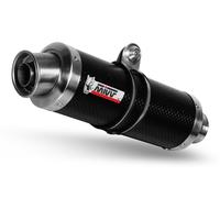 Mivv Gp Kawasaki Ninja 250r 2008-13 K.024.l2s Homologated Slip On Muffler Silver Homologated unisex