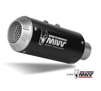 MIVV EXHAUST + KIT-RACING MK3 STEEL BLACK DUCATI MONSTER 1200 2014 14 2015 15