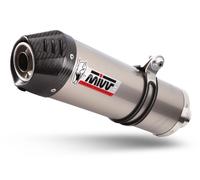 Mivv Suzuki Gsf 1250 Bandit 2013 13 Exhaust Oval Titanium Carbon Cap Motorcycle