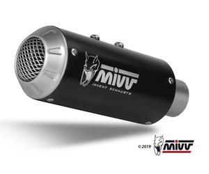 SILENCER MIVV SPORT MK3 STEEL BLACK FOR BENELLI 502 C 2019-2024