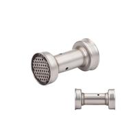 Silencer Motorcycle 51mm Front-end Mid-end Catalyst DB Killer For Motorcycle 51mm Universal Exhaust Tube Reduce Noise Silencer Muffler Accessories