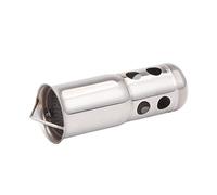 Silencer Motorcycle 51mm Front-end Mid-end Catalyst DB Killer For Motorcycle 51mm Universal Exhaust Tube Reduce Noise Silencer Muffler Accessories