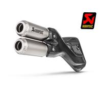 Akrapovic Slip-On Line Titanium Rear Silencer, silver