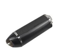 SilenExhaust Mufflercer Exhaust Pipe 51mm Universal Motorcycle Exhaust Muffler Pipe For Z900 For Cbr1000 For Z1000 For RC390 For Zx6r For GSXR750 K7 K8 MT07(Black Matte)