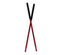 SILENRADAWN 1 Pair Aluminium Alloy Drum Sticks for Drum Pad Practicing and Drummer Exercises, Strong Anti-rust Drumsticks in Dark Red, Practice Accessories for Drummers