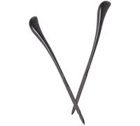 SILENRADAWN 1 Pair Yangqin Stick Dulcimer Hitting Tools Wooden Mallets Black Premium Wood Material Practice and Performance Accessories for Dulcimer Amateurs and Professionals