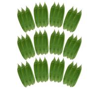 SILENRADAWN 100pcs Bamboo Leaves Leaf Sushi Decor Cold Dish Not Easy to Break Or Deform Simple Modeling Decoration for Japanese Food Shops and Restaurants
