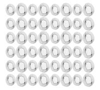 SILENRADAWN 100pcs Elastic Bun Hair Net Mesh Hair Bun Cover Nylon Simple Design Suitable for Thin and Thick Neat Organized for Hotel Clerks and Doctors Casual Occasions